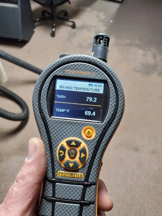Moisture meter humidity assessment for Fire & Smoke Damage Restoration in Dacula